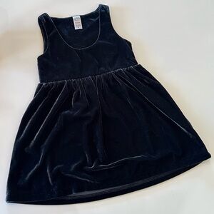 5/$25 Carter’s black velvet tank dress